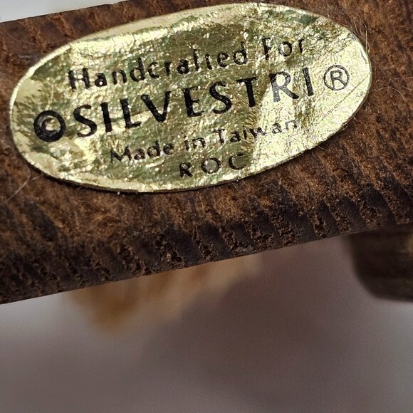 Horse Handcrafted by Silvestri wood Straw Holiday Tree Christmas Ornament Decor - Picture 3 of 8